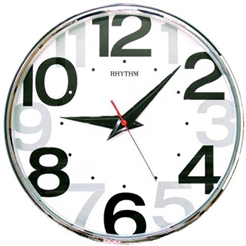 Rhythm Value Added Wall Clock Silent Silky Move Analog